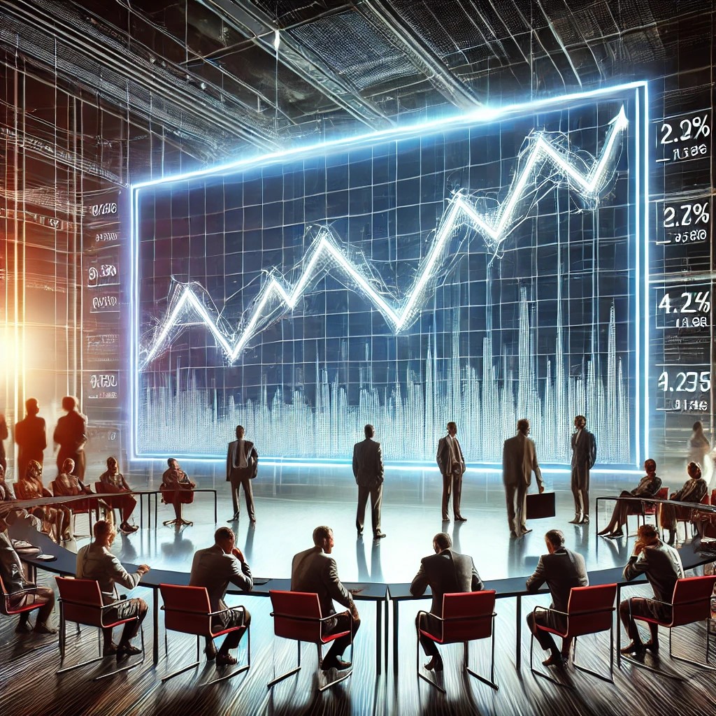 DALL·E 2024-06-20 20.43.46 - A visual representation of the long-term recovery of a company's stock price after a corporate scandal. The image shows a line graph on a digital disp